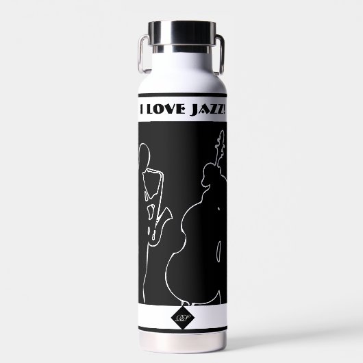 ジャズバンドウォーターボトル ウォーターボトル (正面)