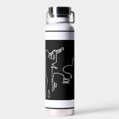 ジャズバンドウォーターボトル ウォーターボトル (背面)