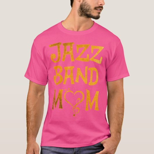 ジャズバンド母ママ母ママ母の日 Tシャツ (正面)