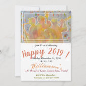 ジャズバンド2019パーティー招待状 招待状 (正面)