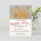 ジャズバンド2019パーティー招待状 招待状 (スタンド正面)