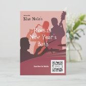 ジャズバンド イベント ご招待 テンプレート (スタンド正面)