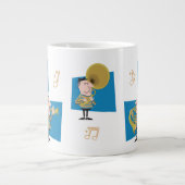 ジャズバンド ジャンボコーヒーマグカップ (正面)