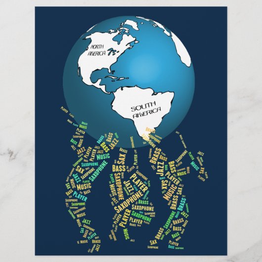 ジャズバンド チラシ (正面)