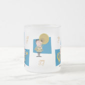 ジャズバンド フロストグラスマグカップ (中央)