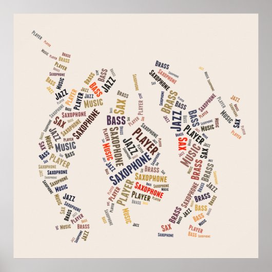 ジャズバンド ポスター (正面)