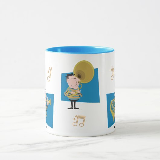 ジャズバンド マグカップ (中央)