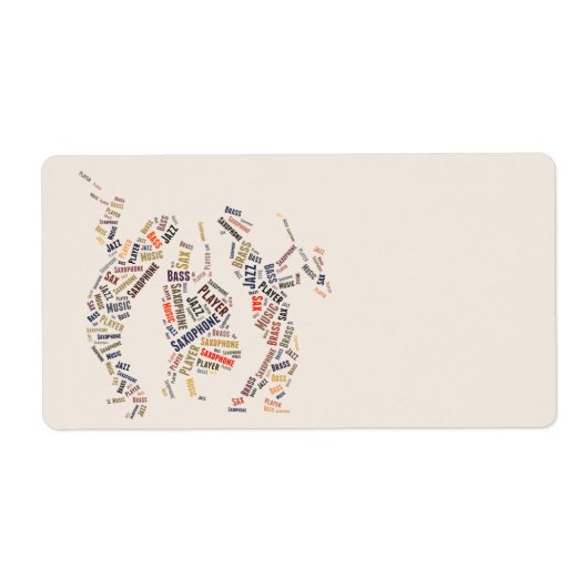 ジャズバンド ラベル (正面)