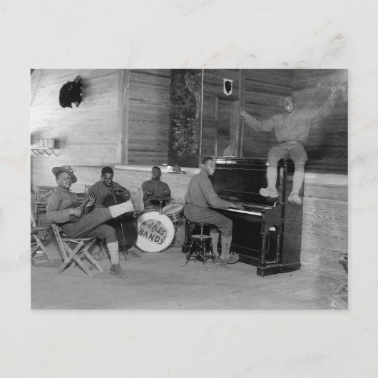 ジャズバンド, 1918 ポストカード (正面)