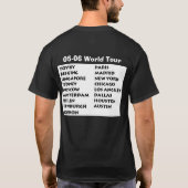 ジャズバンド、CVMSのジャズバンド Tシャツ (裏面)