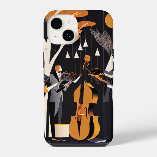 ジャズバンド iPhoneケース (裏面)