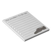 ジャズパーソナライズされたシューダンス先生のリスト ノートパッド (アングル)