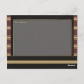 ジャズビニールレコードパーソナライズされたポストカード ポストカード (裏面)