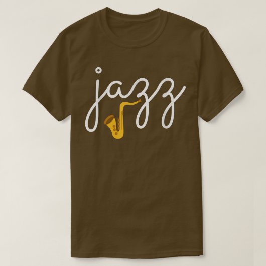 ジャズビベス – 伝説のジャズバンド私はジャズ音楽を愛する Tシャツ (デザイン正面)