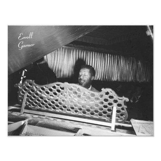 ジャズピアニストアーロールガーナー フォトプリント (正面)