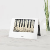 ジャズピアノ カード (裏面)