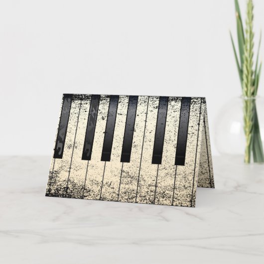 ジャズピアノ カード (正面)