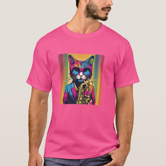 ジャズファンク&ソウル – アフロレトロヴィンテージ音楽1 Tシャツ (正面)