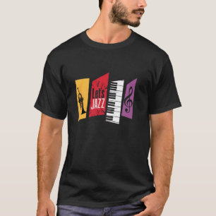 ジャズファンク&ソウル – アフロレトロヴィンテージ音楽1 Tシャツ