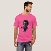 ジャズファンク&ソウル – アフロレトロヴィンテージ音楽 Tシャツ (正面フル)