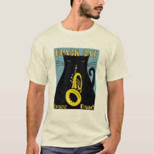 ジャズフェスティバル黒猫Tシャツ Tシャツ
