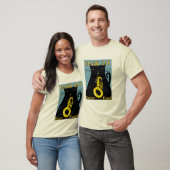 ジャズフェスティバル黒猫Tシャツ Tシャツ (ユニセックス)
