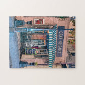 ジャズフェストフランスのクォーターコーヒーショップ ジグソーパズル (横)