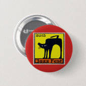 ジャズフェストブラックキャット2015 缶バッジ (正面&裏面)