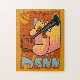 ジャズフェスト抽象芸術オボエ奏者 ジグソーパズル