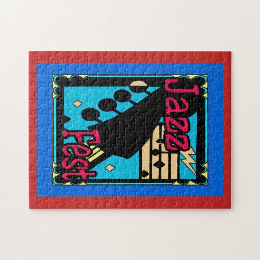 ジャズフェスト抽象芸術ミュージカル ジグソーパズル (横)