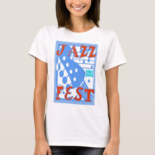 ジャズフェスト2011ギター Tシャツ (正面)
