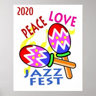 ジャズフェスト2020ピースラブ ポスター