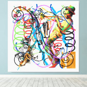 ジャズフェスト キャンバスプリント (インサイチュ (ウッドフロア))