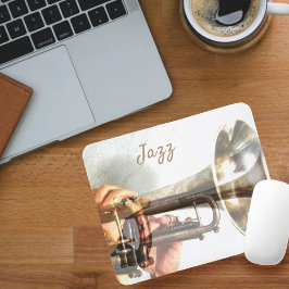 ジャズブラストランペットとフルゲルホーン マウスパッド