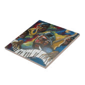 ジャズブルースアフリカンアメリカンフォークアートタイル タイル (側面)