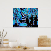 ジャズブルース ポスター (キッチン)