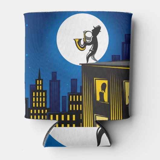 ジャズプレイヤー建物ヴィンテージシティ 缶クーラー (正面)