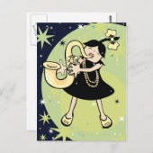 ジャズベビー ポストカード (正面/裏面)