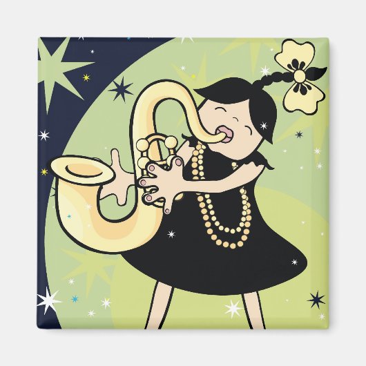 ジャズベビー マグネット (正面)