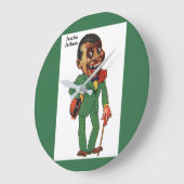 ジャズボジャクソン ラージ壁時計 (傾斜)