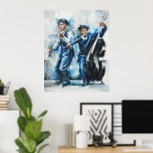 ジャズポスター ポスター (ホームオフィス)