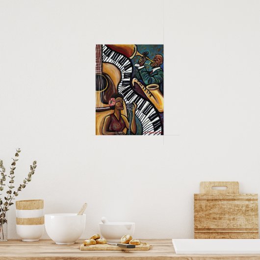 ジャズポスター ポスター (キッチン)