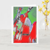 ジャズマン カード (黄色い花)