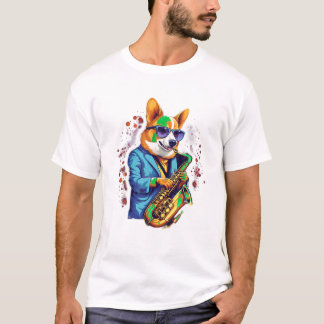 ジャズミュージシャンコルギドックスソフォンTシャツ Tシャツ