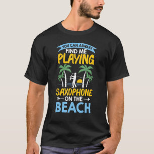ジャズミュージシャンサクソフォンミュージカル楽器選手 Tシャツ