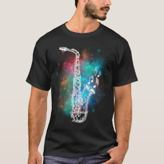 ジャズミュージシャンサクソポニストギフトサクソフォン Tシャツ