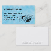 ジャズミュージシャンデザイン 名刺 (正面/裏面)