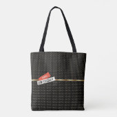 ジャズミュージシャンレトロミュージックブルースパーティーアー絵を描ト トートバッグ (裏面)