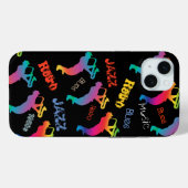 ジャズミュージシャンレトロミュージックブルースヴィンテージサクソフォン Case-Mate iPhoneケース (裏面 (横))