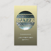ジャズミュージシャン名刺 名刺 (正面)